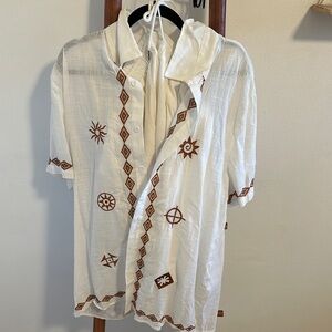 NWOT cotton celestial jumpsuit